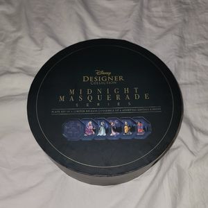 Disney princess midnight masquerade plates collection